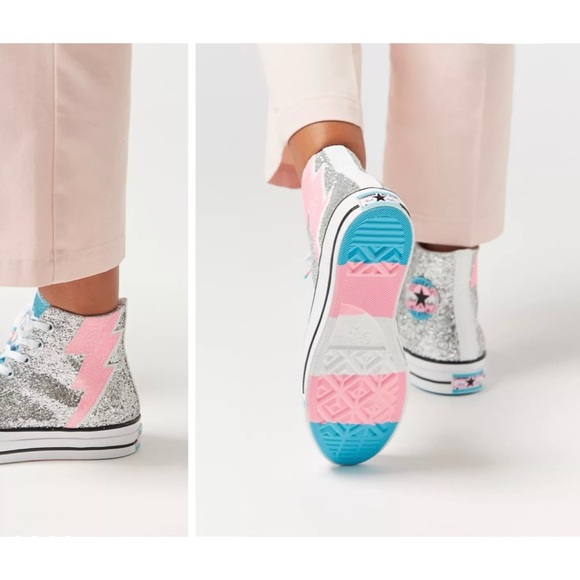 Converse Chuck 70 Pride Glitter High Top Sneaker NWOB - Picture 3 of 9